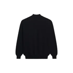 Felpa unisex FW21 con stampa gratuita e collo rotondo, nera 652981TKVD41070