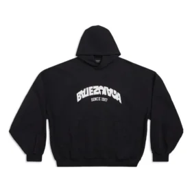 Felpe con cappuccio Back Flip Round Oversized “Black White” 761458TPVG11070