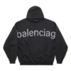 Felpe con cappuccio Bal.Com “Black” 739024TOVN98151
