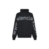 Felpe con cappuccio Bal.Com “Black” 739024TOVN98151