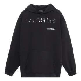 Felpe con cappuccio Balenciaga disegnate a mano, vestibilità media “Black” 600583TOVO61070
