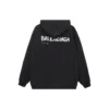 Felpe con cappuccio Balenciaga disegnate a mano, vestibilità media “Black” 600583TOVO61070
