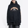 Felpe con cappuccio Balenciaga, vestibilità ampia “Black” 674986TLVJ21074
