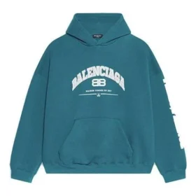 Felpe con cappuccio Balenciaga, vestibilità ampia “Indigo” 674986TLVJ24480 Felpe con cappuccio Balenciaga, vestibilità ampia “Indigo” 674986TLVJ24480
