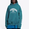 Felpe con cappuccio Balenciaga, vestibilità ampia “Indigo” 674986TLVJ24480