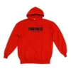 Felpe con cappuccio Balenciaga x FORTNITE, vestibilità media “Red” 600583TLVO46506