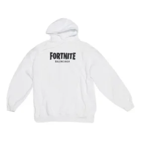 Felpe con cappuccio Balenciaga x FORTNITE, vestibilità media, “White” 600583TLVO49040 Felpe con cappuccio Balenciaga x FORTNITE, vestibilità media, “White” 600583TLVO49040