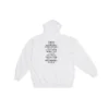 Felpe con cappuccio Balenciaga x FORTNITE, vestibilità media, “White” 600583TLVO49040