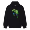 Felpe con cappuccio Balenciaga x Marvel Hulk, vestibilità media “Black” 600583TLV581000