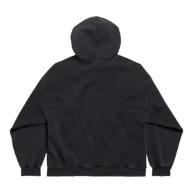 Felpe con cappuccio Balenciaga x Puma, vestibilità media “Black Faded” 767877TTVA41041 Felpe con cappuccio Balenciaga x Puma, vestibilità media “Black Faded” 767877TTVA41041