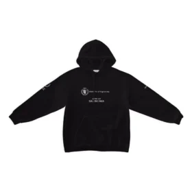 Felpe con cappuccio Balenciaga x WFP, vestibilità media “Black” 600583TMVL11070 Felpe con cappuccio Balenciaga x WFP, vestibilità media “Black” 600583TMVL11070
