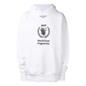 Felpe con cappuccio Balenciaga x World Food Programme “Bianco Nero” 541870TCV343307 Felpe con cappuccio Balenciaga x World Food Programme “Bianco Nero” 541870TCV343307