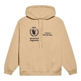 Felpe con cappuccio Balenciaga x World Food Programme, vestibilità media, “Beige” 600583TJVK49605 Felpe con cappuccio Balenciaga x World Food Programme, vestibilità media, “Beige” 600583TJVK49605