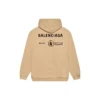 Felpe con cappuccio Balenciaga x World Food Programme, vestibilità media, “Beige” 600583TJVK49605