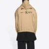 Felpe con cappuccio Balenciaga x World Food Programme, vestibilità media, “Beige” 600583TJVK49605