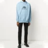 Balenciaga AW19 da uomo con stampa azzurro chiaro 570811THV78
