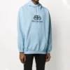 Balenciaga AW19 da uomo con stampa azzurro chiaro 570811THV78