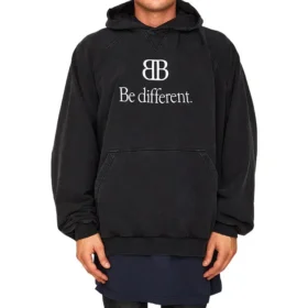Felpe con cappuccio BB Be Different “Black White” 720406TNVB41070 Felpe con cappuccio BB Be Different “Black White” 720406TNVB41070