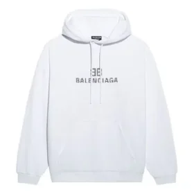 Felpe con cappuccio BB Pixel Medium Fit “Bianco” 578135TKVI89040