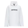 Felpe con cappuccio Blurred Logo Distress “Bianca” 661711TKVD69040