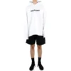 Felpe con cappuccio Blurred Logo Distress “Bianca” 661711TKVD69040