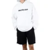 Felpe con cappuccio Blurred Logo Distress “Bianca” 661711TKVD69040