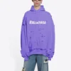 Felpe con cappuccio Caps Destroyed “Purple” 659403TKVB63078