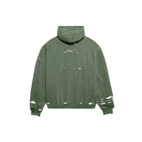 Felpe con cappuccio Caps Destroyed “Verde” 659403TKVB63011