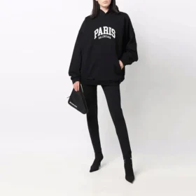 Felpe con cappuccio Cities Paris, vestibilità ampia “Black White” 674986TLVL81070