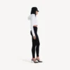 Felpe con cappuccio da donna in stile techwear, modello a bozzolo, colore bianco