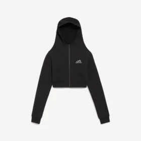 Felpe con cappuccio da donna “Techwear Cocoon” in nero