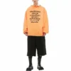 Felpe con cappuccio e logo “Orange Black” 641679TJVI67513
