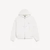 Felpe con cappuccio e zip da uomo, colore bianco Felpe con cappuccio e zip da uomo, colore bianco