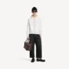 Felpe con cappuccio e zip da uomo, colore bianco Felpe con cappuccio e zip da uomo, colore bianco
