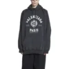Felpe con cappuccio Est. 1917 con stampa del logo del college “Washed Black” 697879TMV991000
