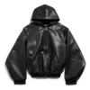 Felpe con cappuccio foderate e zip, vestibilità ampia “Black” 790311TQS141000