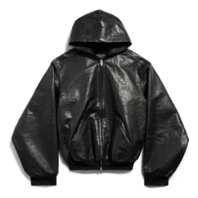 Felpe con cappuccio foderate e zip, vestibilità ampia “Black” 790311TQS141000