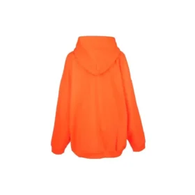 Felpe con cappuccio “Hi My Name Is” “Arancione fluorescente/Nero” 651799TKVK57513