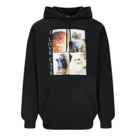 Felpe con cappuccio I Love Cats “Black” 570811TJVG91000