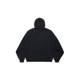 Felpe con cappuccio I Love Paris di Balenciaga, vestibilità larga “Black Faded” 803265TRVM61041