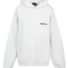 Felpe con cappuccio in cotone BB Corp “White” 713677TOVP19081