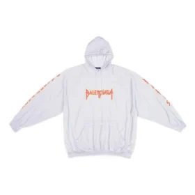 Felpe con cappuccio Metallica Oversized Fit “Dirty White Orange” 697879TMV890901