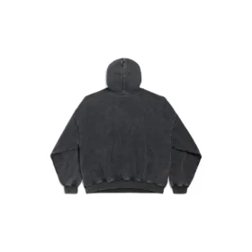 Felpe con cappuccio Montaigne, vestibilità ampia, “Black Faded” 803265TRVN21048
