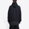 Felpe con cappuccio Qixi Wide Fit “Black” 674986TLVC21070