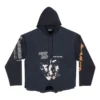 Felpe con cappuccio Speed Hunters Upside Down Oversized “Black Faded” 698156TMVD11000