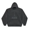 Felpe con cappuccio The Capital Of Fashion, vestibilità larga “Black Faded” 803265TRVN41048