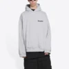 Felpe con cappuccio Turn, vestibilità ampia “Heather Grey Black” 674986TLVB41167