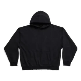 Felpe con cappuccio vestibilità media “Black Faded” 742603TOVF39034