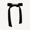 Fiocco da donna Holli per accessori per capelli fini in nero/argento lucido Fiocco da donna Holli per accessori per capelli fini in nero/argento lucido