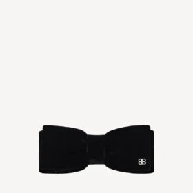 Fiocco per accessori per capelli da donna Holli in nero/argento lucido